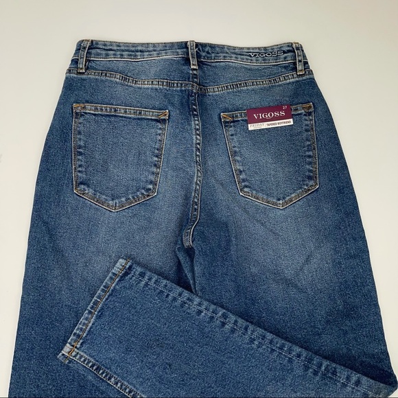 Vigoss Friday Tapered Boyfriend Jeans High Rise 27 - Picture 11 of 16